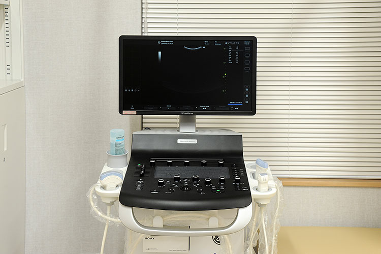 超音波装置（頸動脈、甲状腺、心臓、下肢血管）